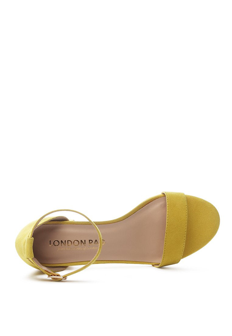 Ecrin Suede Block Heel Sandals