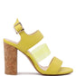 Alisha Clear Strap Block Heeled Sandals