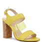 Alisha Clear Strap Block Heeled Sandals