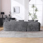 Boucle Sofa 3 Seater for Living Room Oversized Comfy Sofa L-Shape Sofa