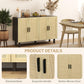 Sideboard Buffet Cabinet, Kitchen Cabinet, Coffee Bar Cabinet with 4