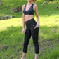 Jolie High-Waisted Capri Leggings with Hip Pockets