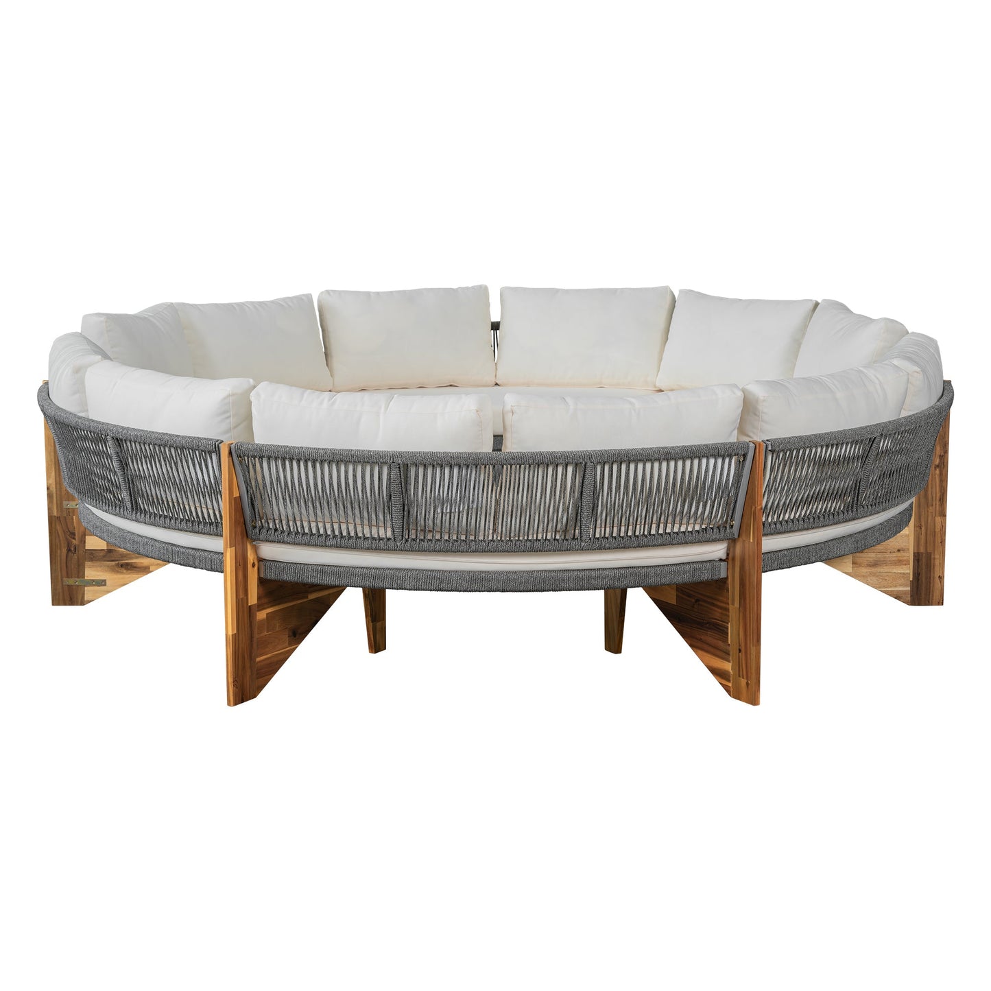 6 - Person Outdoor Seating Group with Cushions and A Coffee Table(old