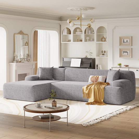 Modern Large L-Shape Modular Sectional Sofa for Living Room, Bedroom,