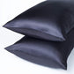 Set of 2 Hypoallergenic Satin Pillow Covers SilkFeel