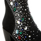 Starlit Multi Color Stones Embellished Boots
