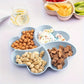HeartShaped 4Compartment Party Snack Tray  Reusable