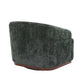 Swivel Barrel Chair, Comfy Round Accent Sofa Chair for Living Room,