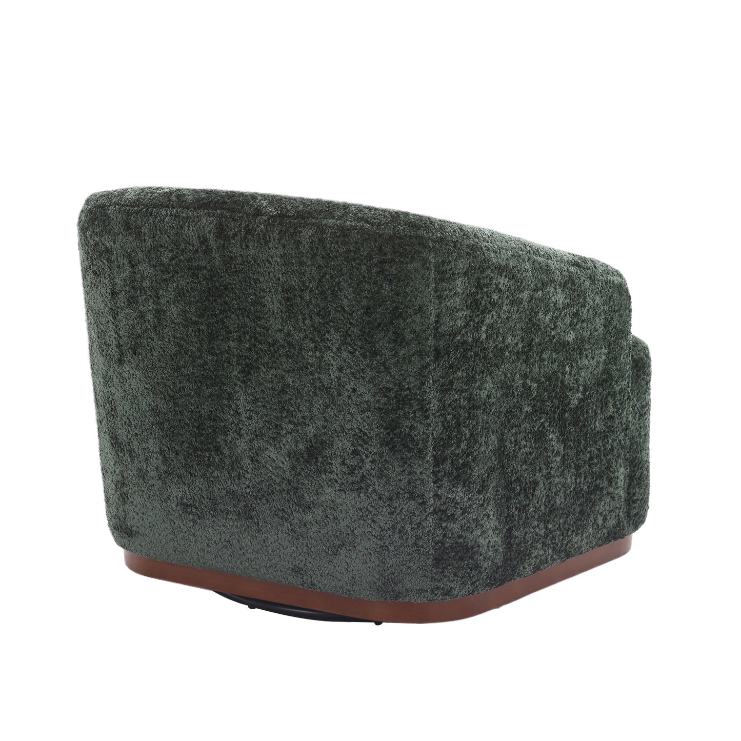 Swivel Barrel Chair, Comfy Round Accent Sofa Chair for Living Room,