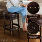 Pullman 31 Inch Tall Bar Height Upholstered Backless Barstool in Dark