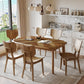 Vintage 7-Piece Dining Table Set with 6 Dining Chairs,Kitchen Table