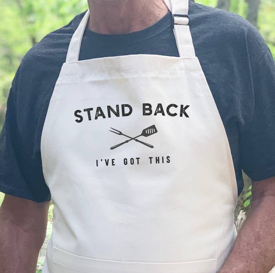 Dad's Stand Back I've Got This - Men's Apron