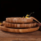 Multifunctional Wooden Cheese  Snack Tray with Dividers