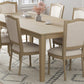 Rustic 7-Piece 78.1inch Extendable Dining Table Set with 18inch