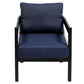 Multi-person Outdoor Iron Sofa Set with A table, Rattan Decoration,