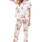 Women's Floral Print Lounge Set in Blue – Comfortable and Stylish