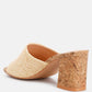 Addie Raffia Slip On Sandals