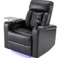 Premium Power Recliner With Storage Arms, Cupholders, Swivel Tray Tabl