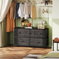 Dresser for Bedroom with 5 Drawers, Wide Chest of Drawers, Fabric