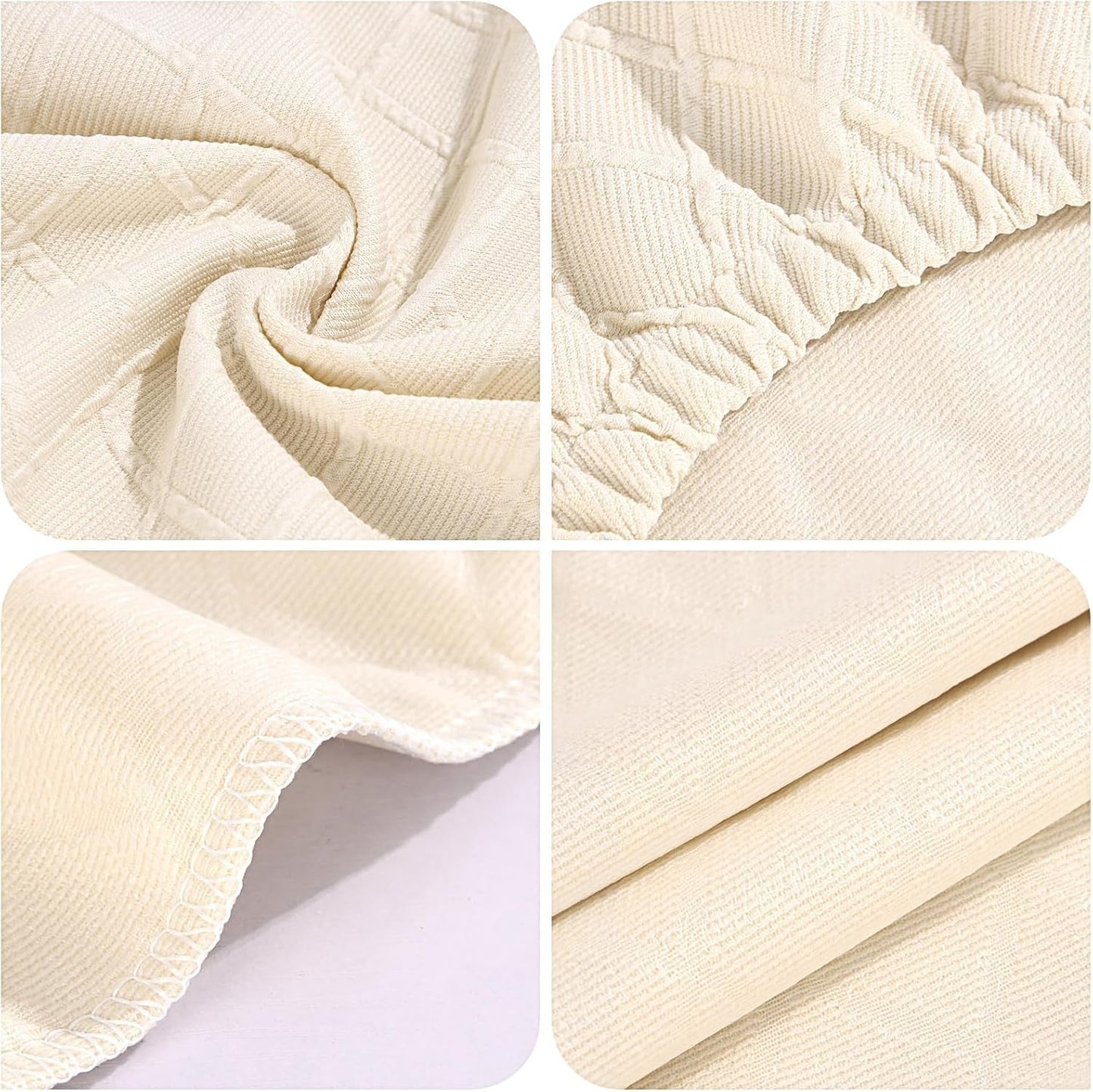 Stool Covers Rectangle - 2 Pack Stretch Waterproof Saddle Seat Cover