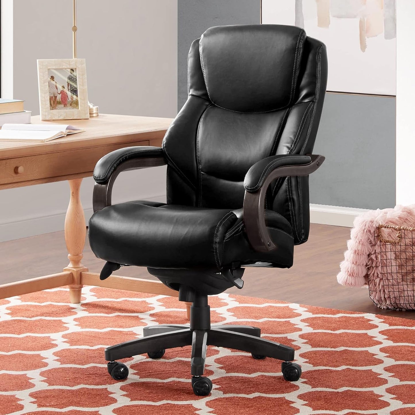 Delano Big & Tall Executive Office Chair, High Back Ergonomic Lumbar