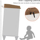 2-In-1 Mid-Century Modern White Dresser TV Stand