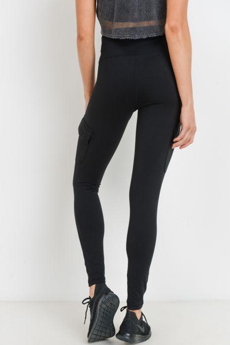 Highwaist Cargo Leggings with Velcro Pockets