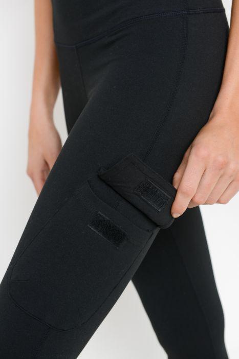 Highwaist Cargo Leggings with Velcro Pockets