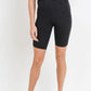 Highwaist Bermuda Leggings with Vertical Zipper