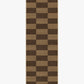 Architectural Digest Yates Check Brown Re-Jute Rug