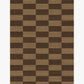 Architectural Digest Yates Check Brown Re-Jute Rug