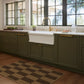 Architectural Digest Yates Check Brown Re-Jute Rug