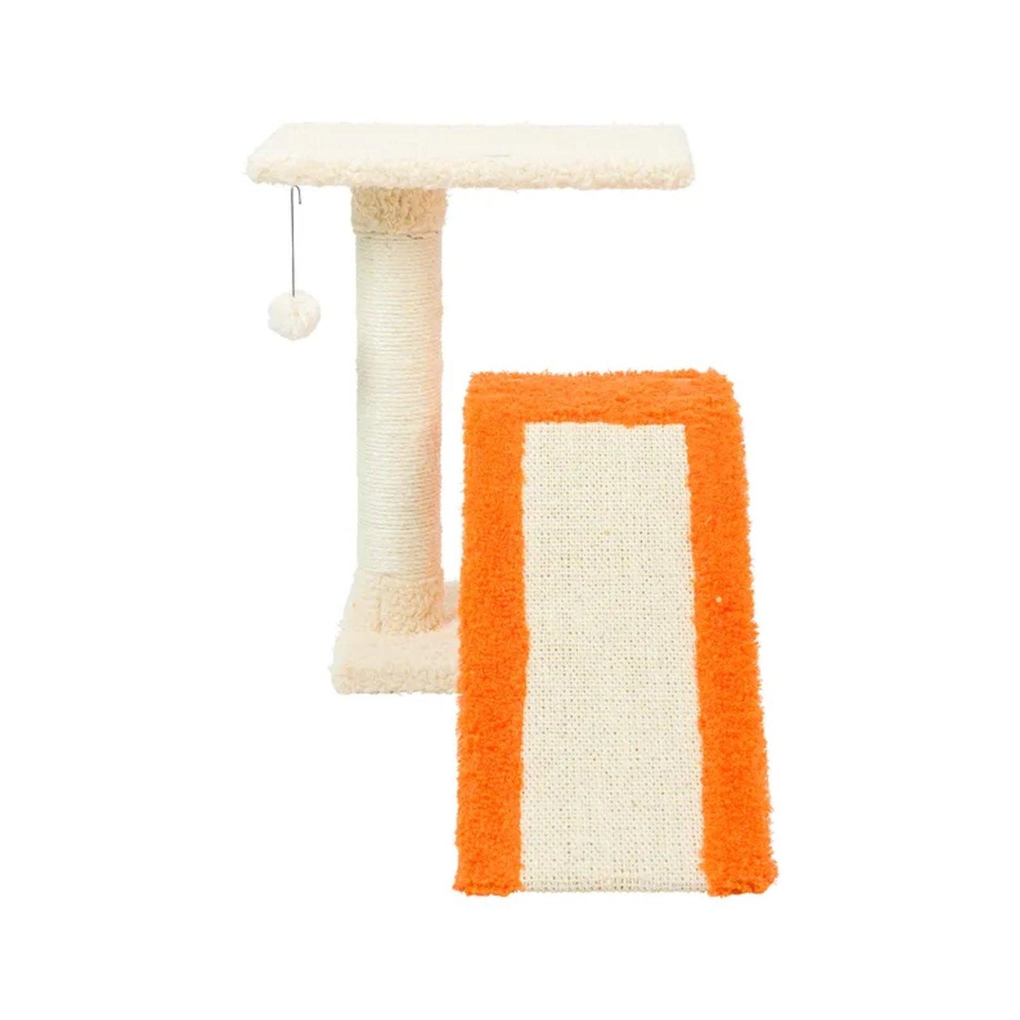Armarkat Premium Two-Level Cat Scratcher with Sisal and Carpet