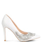 Ashlyn Rhinestones Embellished Satin Stiletto Pumps