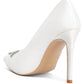 Ashlyn Rhinestones Embellished Satin Stiletto Pumps