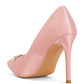Ashlyn Rhinestones Embellished Satin Stiletto Pumps