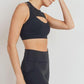 Harness Mesh Hybrid Racerback Sports Bras