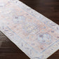 Morcott Peach Washable Area Rug