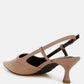 Axton Kitten Heel Slingback Sandals