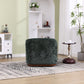 Swivel Barrel Chair, Comfy Round Accent Sofa Chair for Living Room,