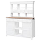 65.7'' H Tall Garden Potting Bench Table with Hutch,Patio Storage