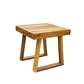 Acacia Wood Outdoor Lounge Set - Chair & Ottoman, Perfect for Patios,