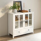 Buffet Lockers With Double-glazed Doors And Unique Bell Handles