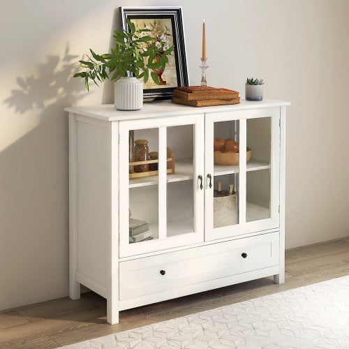 Buffet Lockers With Double-glazed Doors And Unique Bell Handles