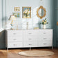 9 Drawer Dresser and TV Stand for Large Storage