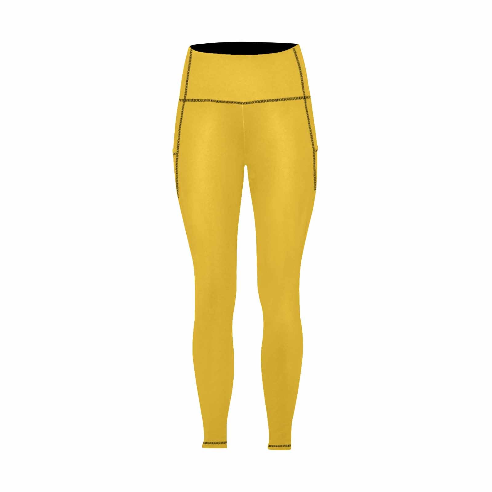 Uniquely You Womens Leggings with Pockets - Fitness Pants /  freesia - Walbiz.com