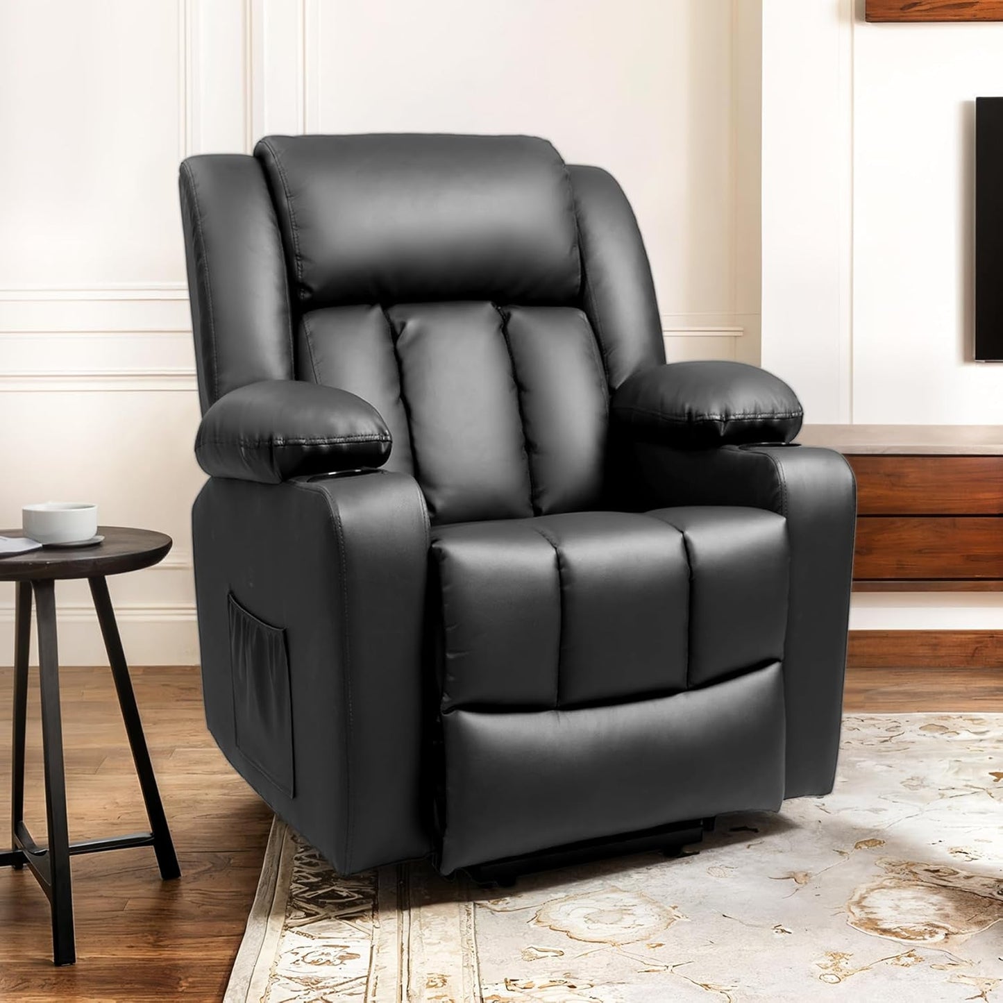 XL31 Power Lift Recliner Chair for Elderly, Oversized Electric Leather