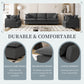 3 Piece Living Room Sofa Set,Modular Chenille Sectional