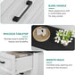6-Drawer Dresser with Built-In Power Outlet, Wood Dresser TV Stand