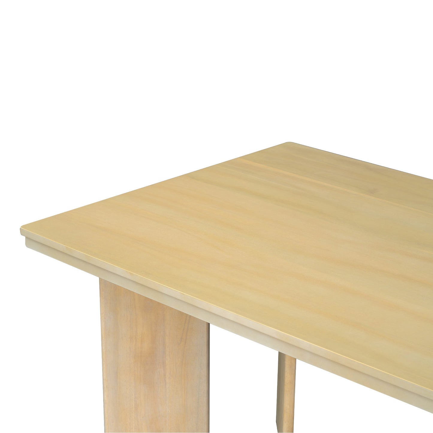 Modern 7-Piece Dining Table Set with 6 Upholstered Dining Chairs,